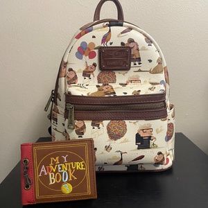 Loungefly Disney Pixar Up Mini Backpack and Wallet